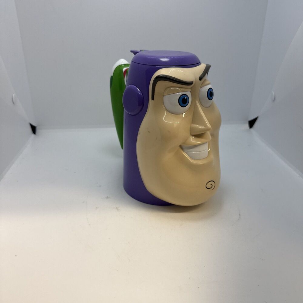 Buzz Lightyear Disney Pixar On Ice Toy Story Souvenir Character Mug Cup w/ Lid
